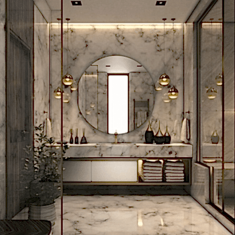 Daimen Banyo Dolabı