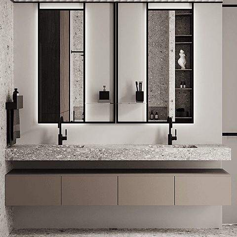 Hybird Banyo Dolabı